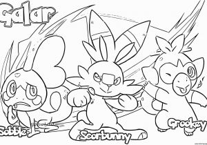 Pokemon Coloring Pages Sword and Shield Pokemon Sword Shield Starters by Gladioh Coloring Pages