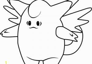 Pokemon Go Coloring Pages Printable Clefable Pokemon Go Coloring Page Free Pokémon Go