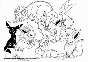 Pokemon Printable Coloring Pages Eevee Eeveelutions Coloring Pages 22 Pokemon Eevee Evolutions Coloring