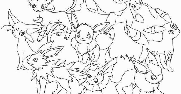 Pokemon Printable Coloring Pages Eevee Pokemon Coloring Pages Eevee Evolutions Glaceon