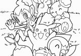 Pokemon Raichu Coloring Page Pokemon Characters Anime Coloring Pages for Kids Printable