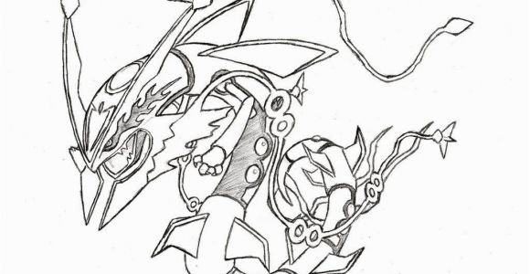 Pokemon Rayquaza Coloring Pages Pin On Colorings