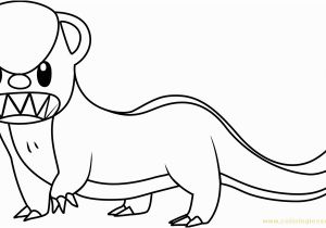 Pokemon Sun and Moon Coloring Pages Yungoos Pokemon Sun and Moon
