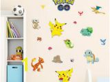 Pokemon Wall Mural Uk Hot 3d Pikachu Pokemon Go Sticker Baby Room Fice Party Decors