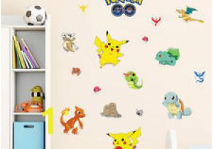 Pokemon Wall Mural Uk Hot 3d Pikachu Pokemon Go Sticker Baby Room Fice Party Decors