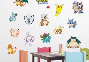 Pokemon Wall Mural Uk Pocket Monster Pokemon Wall Sticker for Kids Room Home Decoration