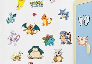 Pokemon Wall Mural Uk Removable Wall Art Stickers Amazon