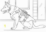 Police Dog Coloring Pages Printable K 9 Police Dog Coloring Page