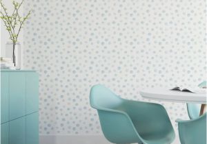 Polka Dot Wall Mural Blue Watercolor Dots Removable Wallpaper Cute Self