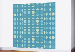 Polka Dot Wall Mural Shades Blue Blue Wall Mural