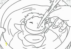 Ponyo Coloring Pages to Print 13 Awesome Ponyo Printable Coloring Pages