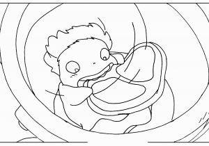 Ponyo Coloring Pages to Print Ponyo Coloring Pages to Print
