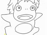 Ponyo Printable Coloring Pages Ponyo Coloring Pages Party Pinterest