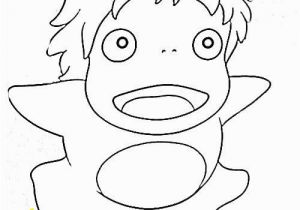 Ponyo Printable Coloring Pages Ponyo Coloring Pages Party Pinterest