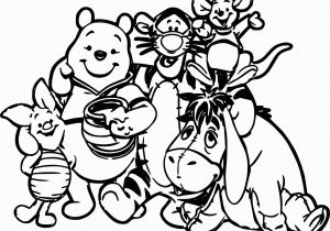 Pooh Bear and Friends Coloring Pages Awesome Winnie the Pooh Friends Coloring Page