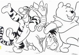 Pooh Bear and Friends Coloring Pages Preschool Winnie Pooh Friends Coloring Pages