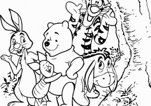 Pooh Bear and Friends Coloring Pages Winnie the Pooh Friends Play Coloring Page