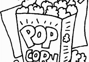 Popcorn Coloring Pages for Kids Coloring Pages Of Popcorn Specially for Kids