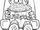 Popcorn Coloring Pages for Kids Popcorn Coloring Pages to and Print for Free