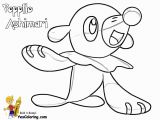 Popplio Coloring Page Coloring Page Pokemon Sun and Moon