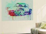 Porsche Wall Mural Porsche 911 Watercolor 2 Wall Mural by Naxart at Allposters