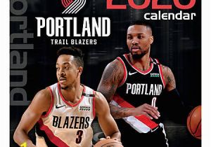 Portland Trail Blazers Coloring Pages Turner Licensing Trailblazers Calendar 2020 Fice Depot