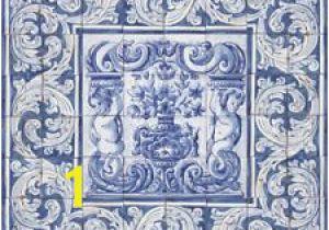 Portuguese Tile Murals Portuguese Traditional Clay Tiles Azulejos Mural Panel Flower