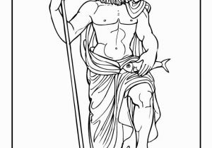 Poseidon Greek God Coloring Pages 15 Best Grieks Images On Pinterest