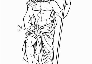 Poseidon Greek God Coloring Pages 25 Greek God Coloring Pages