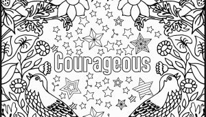 Positive Word Coloring Pages Courageous Positive Word Coloring Book Printable Coloring