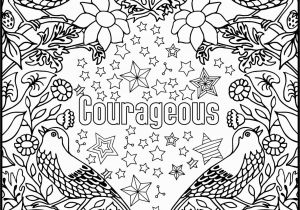 Positive Word Coloring Pages Courageous Positive Word Coloring Book Printable Coloring