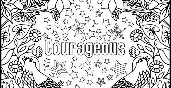 Positive Word Coloring Pages Courageous Positive Word Coloring Book Printable Coloring