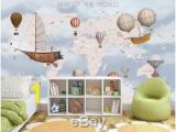 Pottery Barn Kids World Map Wall Mural Kids World Map 3d Wallpaper Wall Mural Wall Sticker