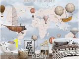 Pottery Barn Kids World Map Wall Mural Kids World Map 3d Wallpaper Wall Mural Wall Sticker