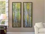 Pottery Barn Wall Mural Framed Birch Tree Mural From Pottery Barn