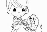 Precious Moments Baby Boy Coloring Pages Precious Moments Baby Boy & Puppy