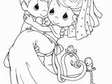 Precious Moments Bride and Groom Coloring Pages Dress Bride Groom Coloring Pages