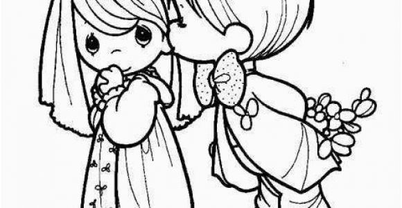 Precious Moments Bride and Groom Coloring Pages Precious Moments Wedding Couple Coloring Pages