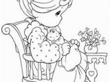 Precious Moments Mothers Day Coloring Pages Mamá Cuidando A Recién Nacido Para Colorear