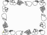 Preschool Apple Coloring Pages Cartoon Fruits Coloring Pages