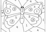 Preschool Caterpillar Coloring Pages Color by Numbers butterfly Coloring Pages for Kids Printable