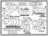 Preschool Caterpillar Coloring Pages Printable Life Cycle butterfly Coloring