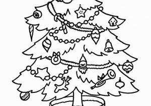 Preschool Christmas ornament Coloring Pages Free Christmas Tree Coloring Pages for the Kids