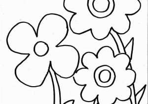 Preschool Coloring Pages for Spring Spring Flowers Coloring Page for Kids Free Printable