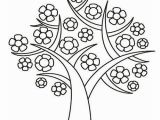 Preschool Coloring Pages for Spring Spring Tree Colouring Page