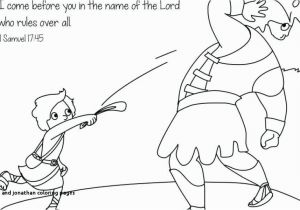 Preschool David and Goliath Coloring Page 24 David and Jonathan Coloring Pages Mycoloring Mycoloring