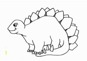 Preschool Dinosaur Coloring Pages Printable Stegosaurus Dinosaur Coloring Pages Kids