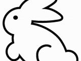 Preschool Easter Bunny Coloring Page 222 Views