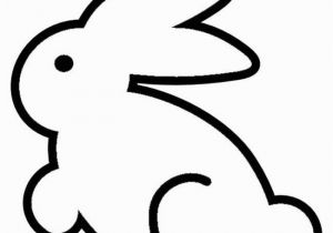 Preschool Easter Bunny Coloring Page 222 Views