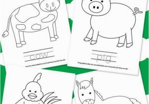 Preschool Farm Animal Coloring Pages Farm Animal Coloring Pages